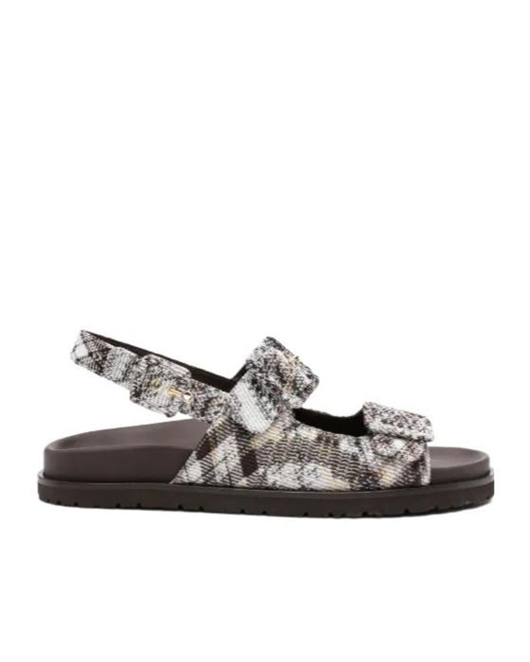 Missoni Multicolor Buckle Strap Sandal