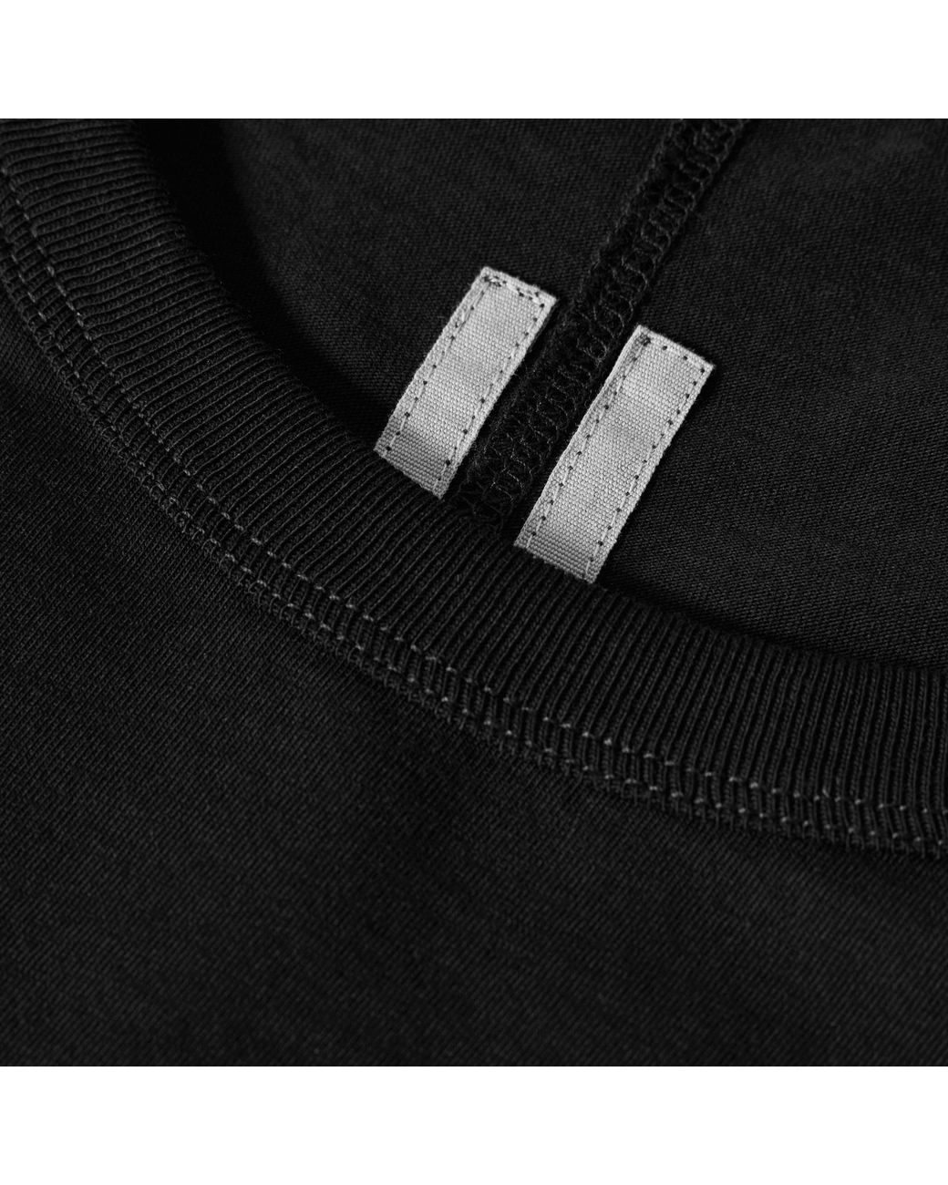 Rick Owens White Short Sleeve Cotton T-Shirt for men