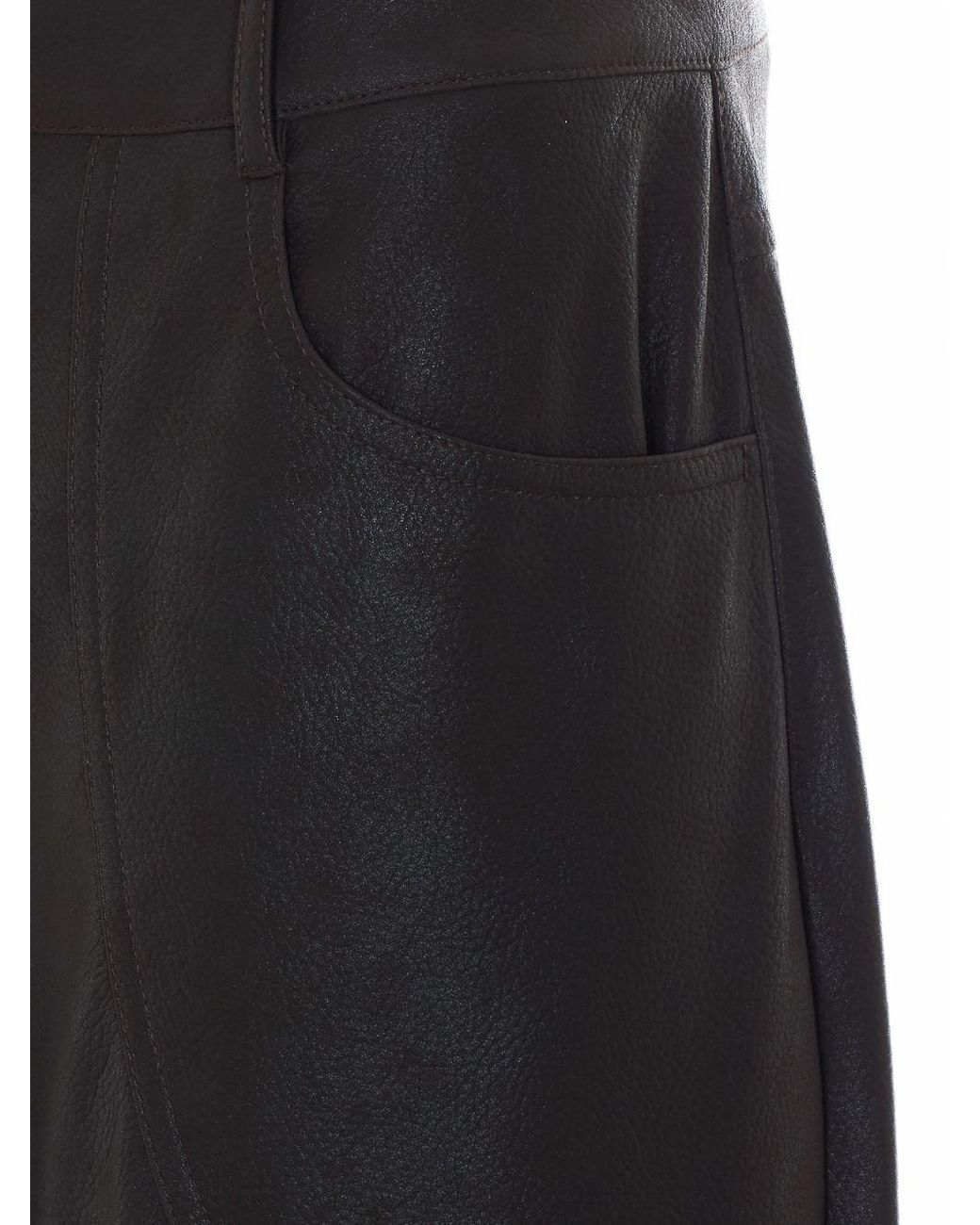 Liu Jo Black Wide-Leg Five-Pocket Pants