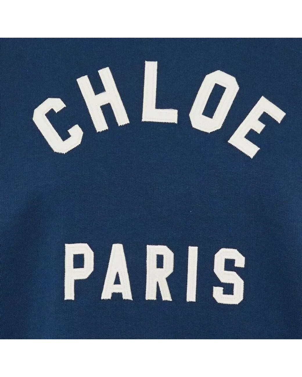 Chloé Blue Long-Sleeved Sweater