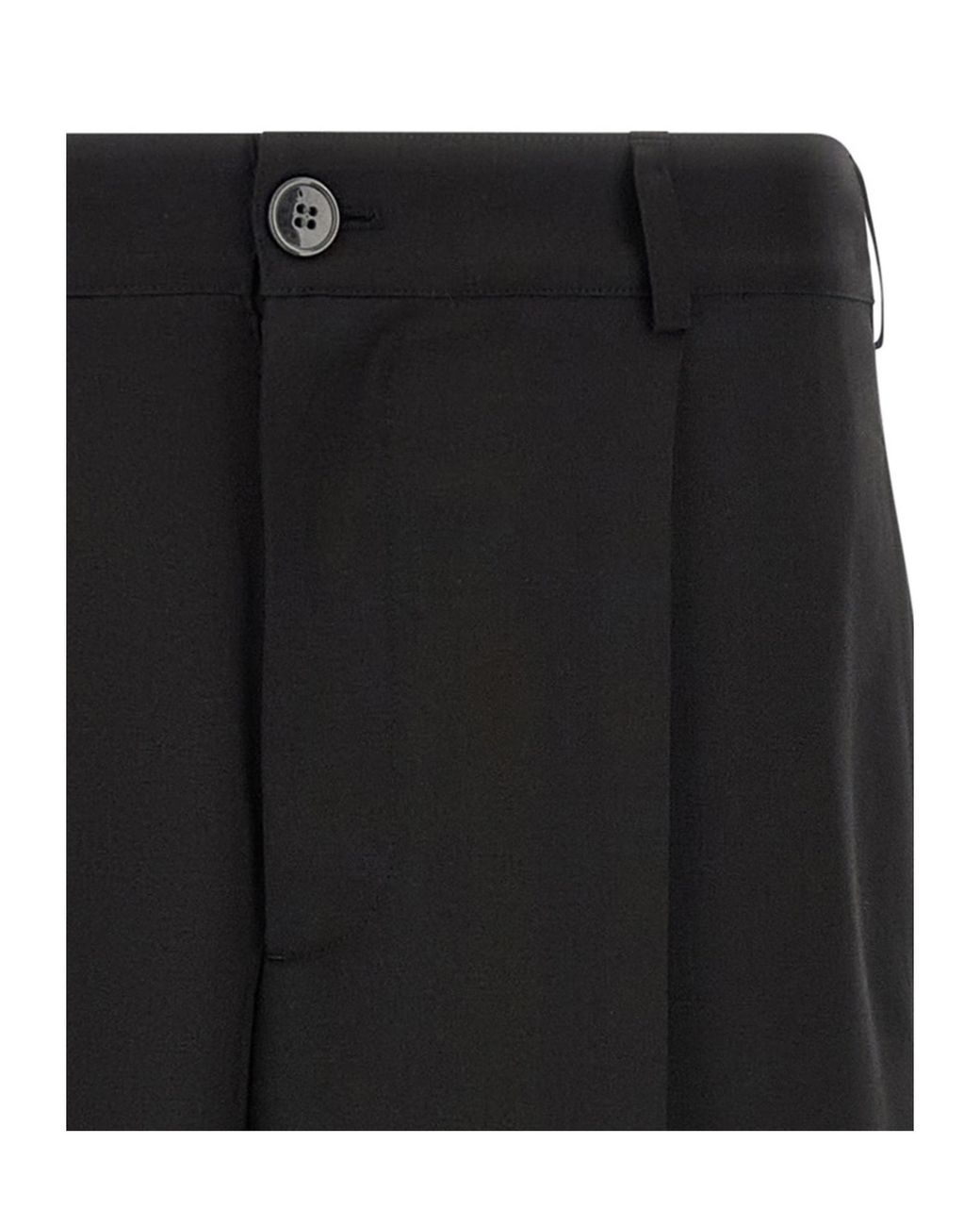 Marni Black Cool Wool Pants for men