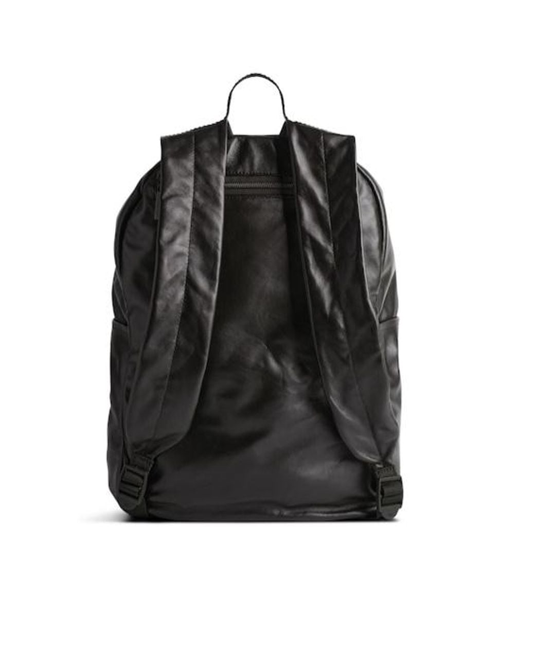 Balenciaga Black Under Armour Logo Printed Backpack for men