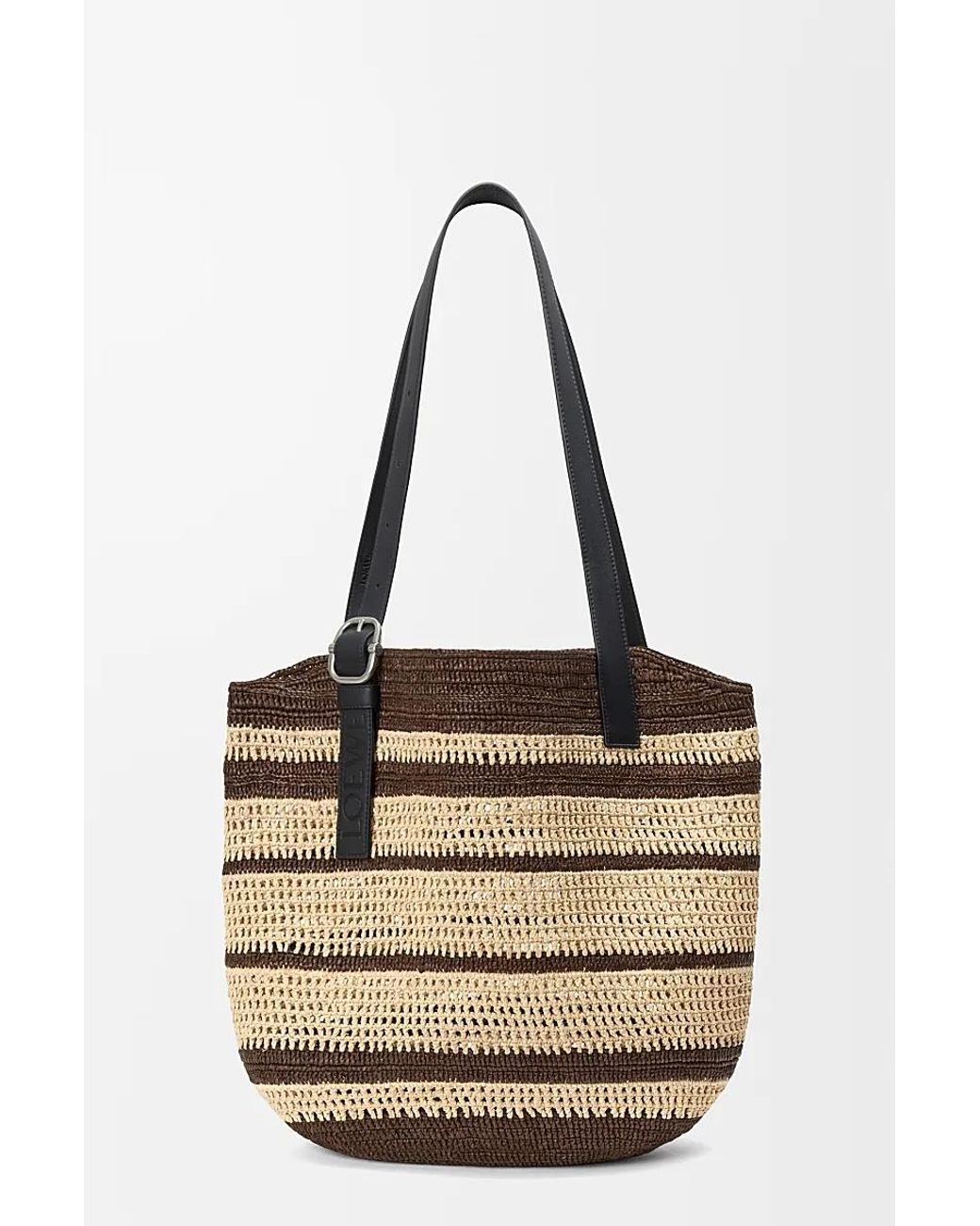 Loewe White Loop Basket Bag for men