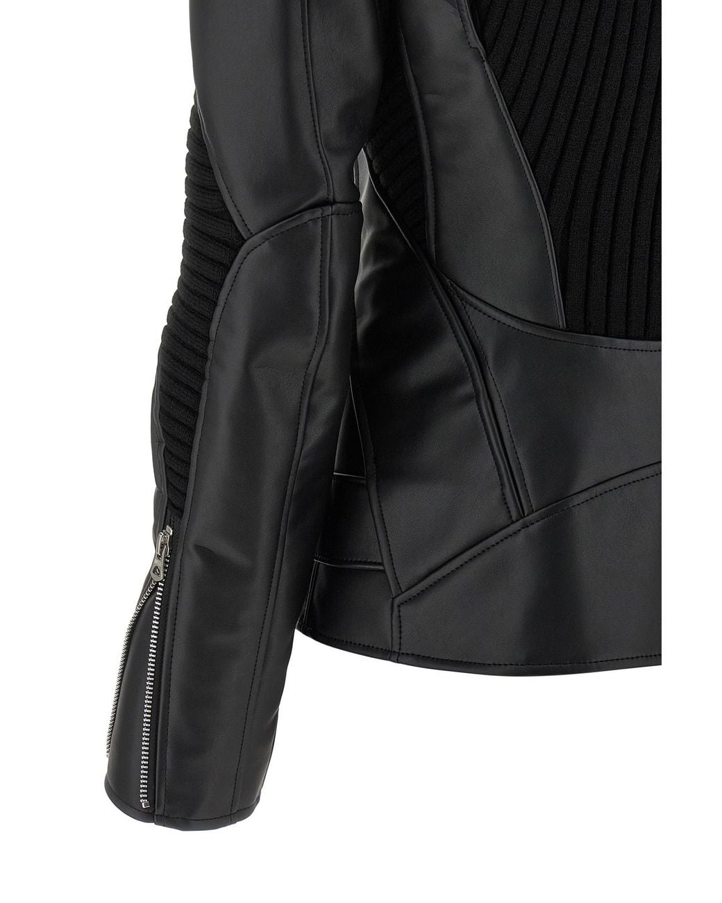 Junya Watanabe Black Knitted Insert Jacket