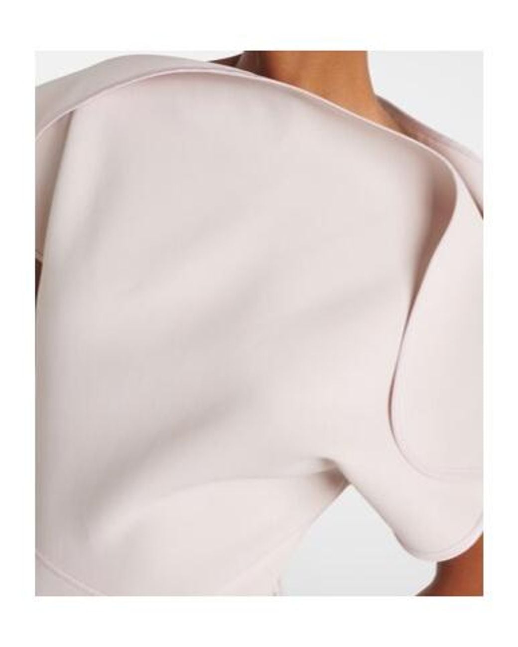 Maticevski White Absolve Draped Gown