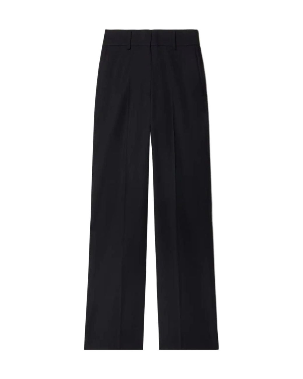 Off-White c/o Virgil Abloh Black Wool Straight-Leg Trousers