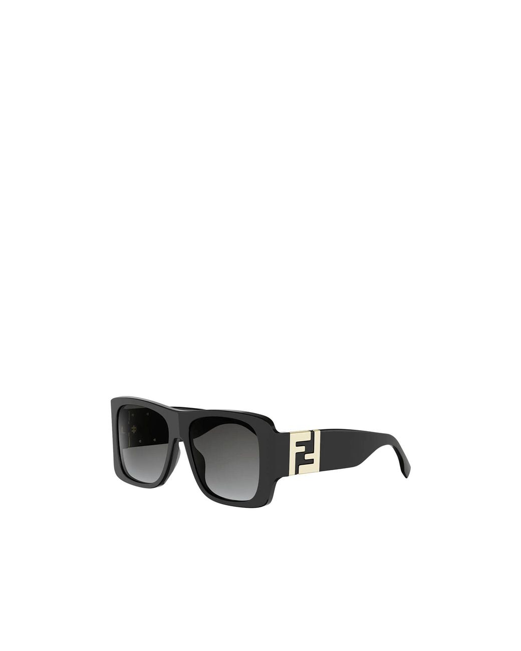 Fendi Gray Eyewear Square Frame Sunglasses for men