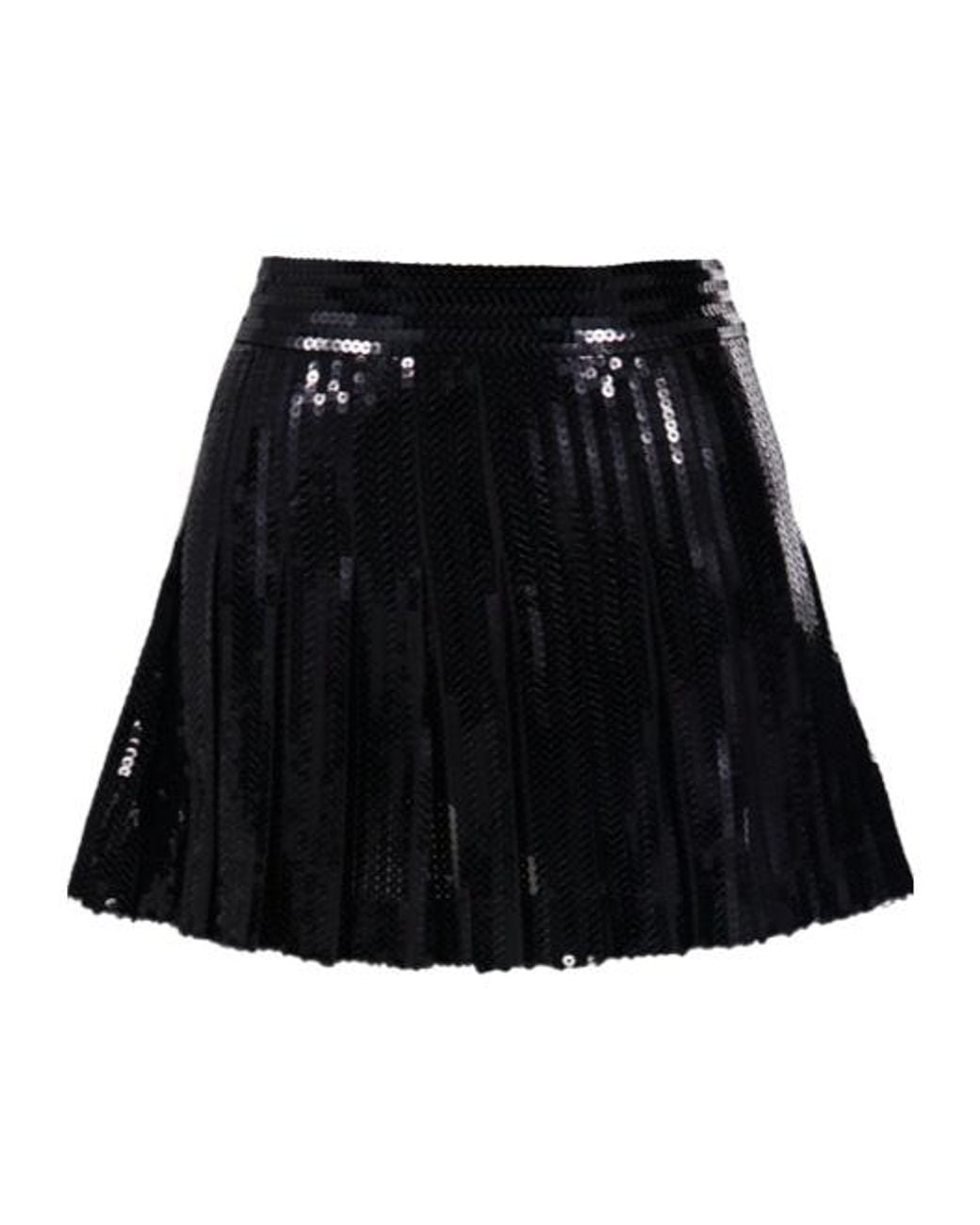 P.A.R.O.S.H. Black Godot Mini Skirt