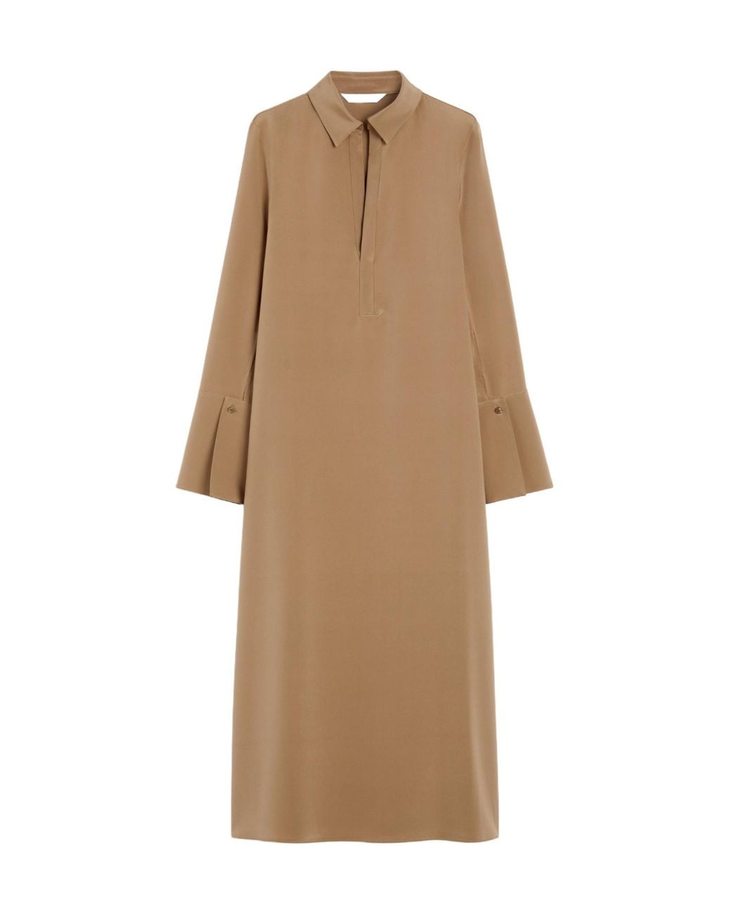 Max Mara Natural Silk Crêpe De Chine Dress