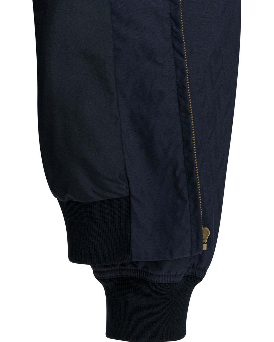 Valentino Blue Zip-Up High Neck Jacket for men