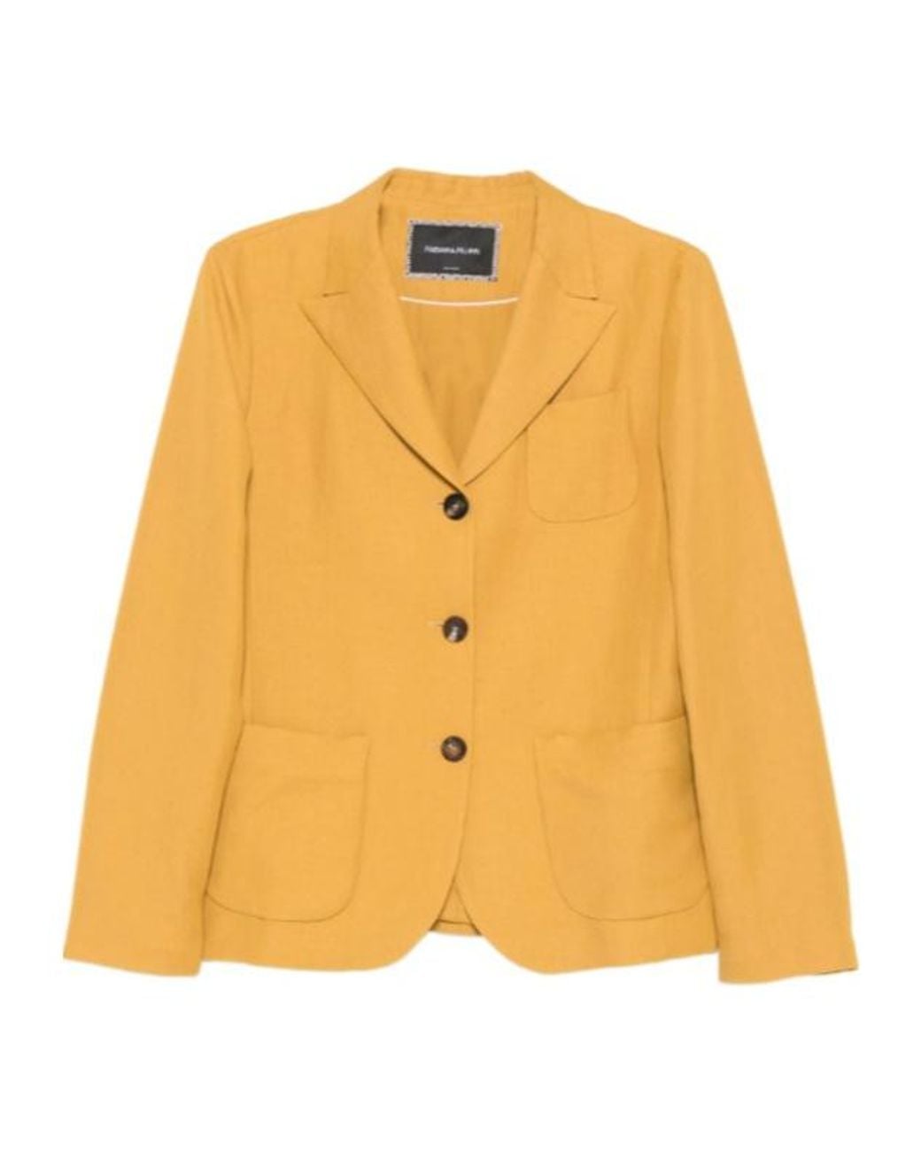 Fabiana Filippi Yellow フラップポケット ジャケット