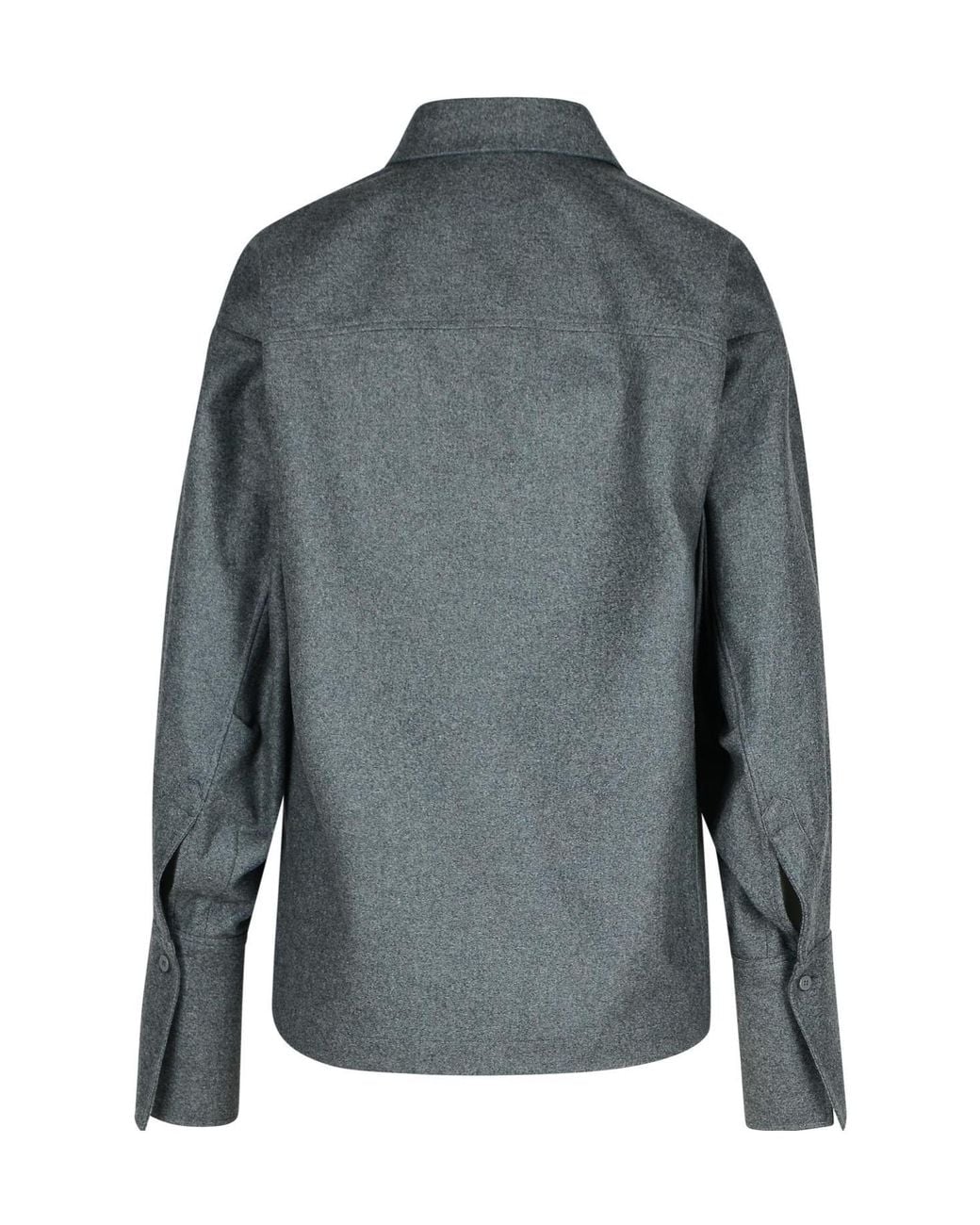 The Attico Gray The Eliza Shirt