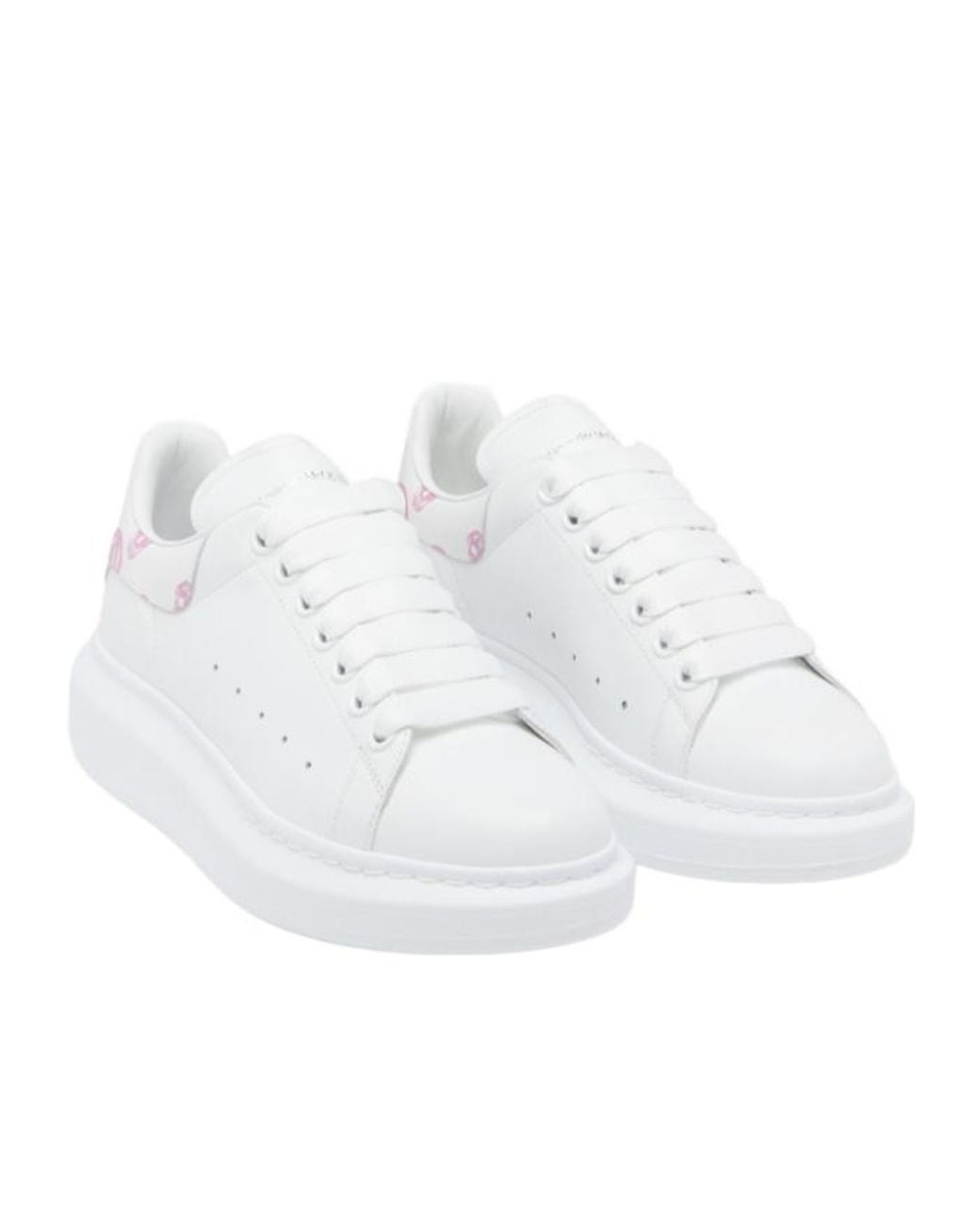 McQueen White Oversized Low-Top Sneakers