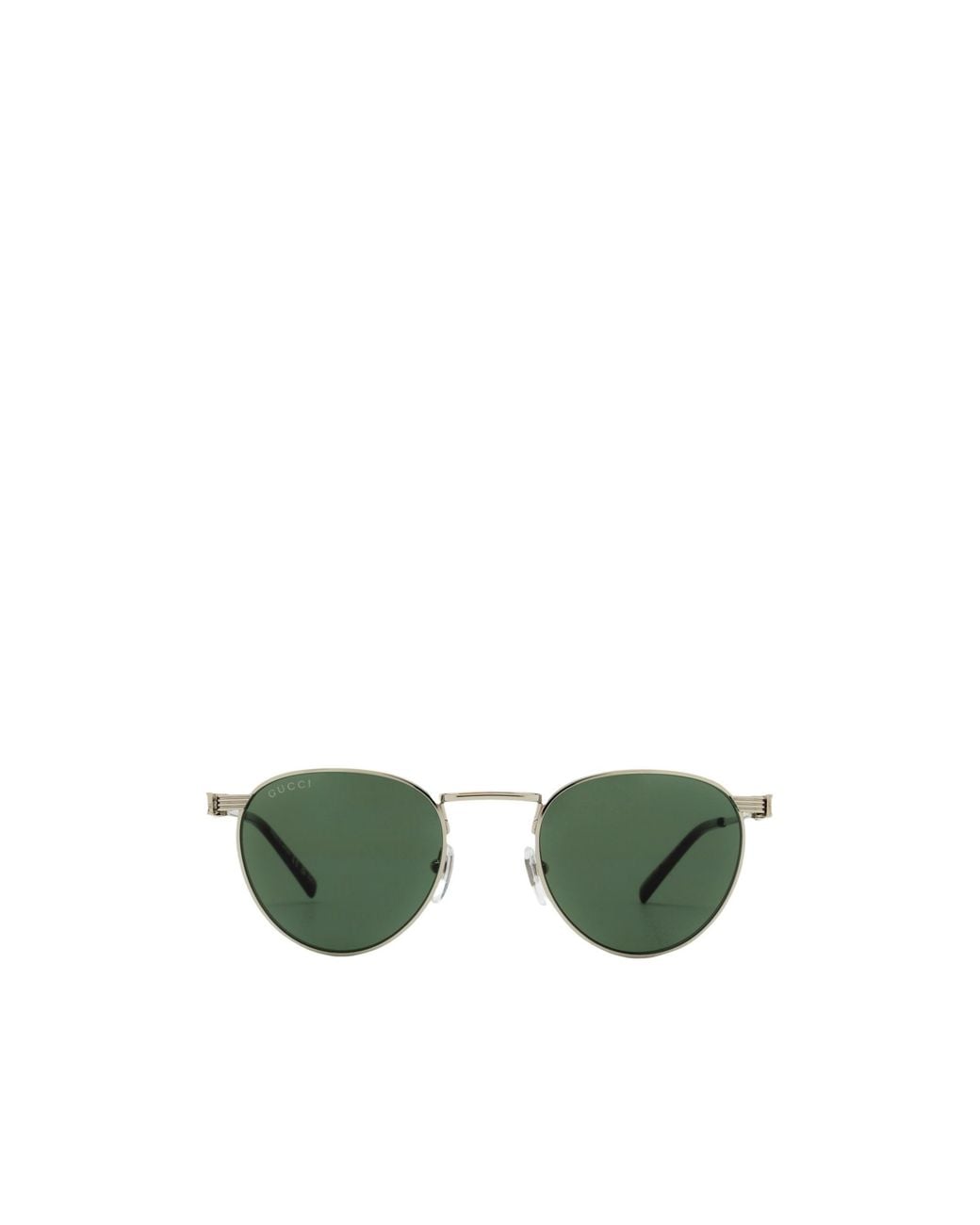 Gucci Green Eyewear Pilot Frame Sunglasses for men