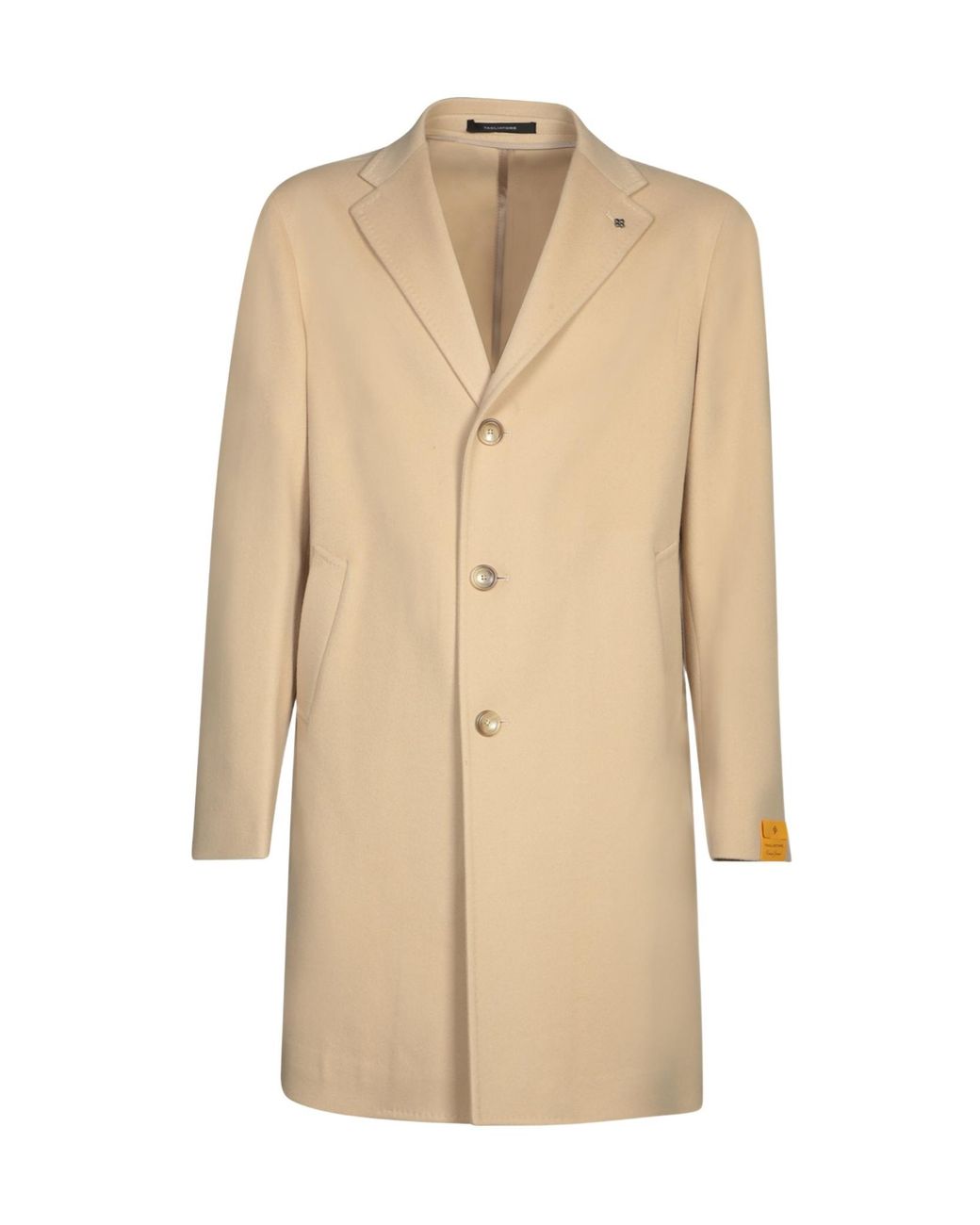 Tagliatore Natural Colorado Single-Breasted Coat for men