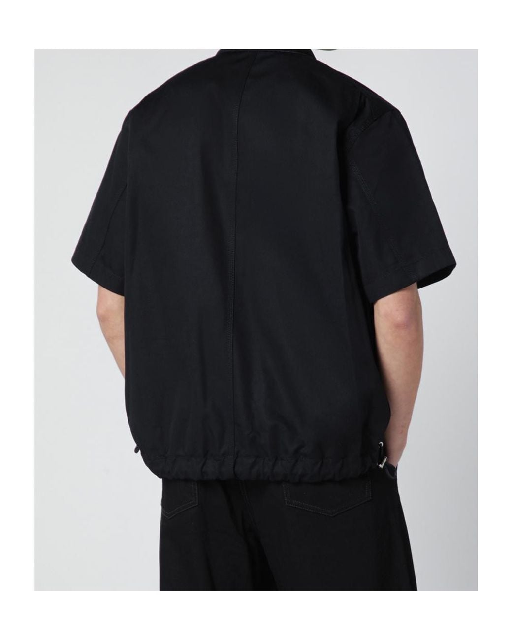 Sacai Blue X Carhartt Wip Duck Shirt for men