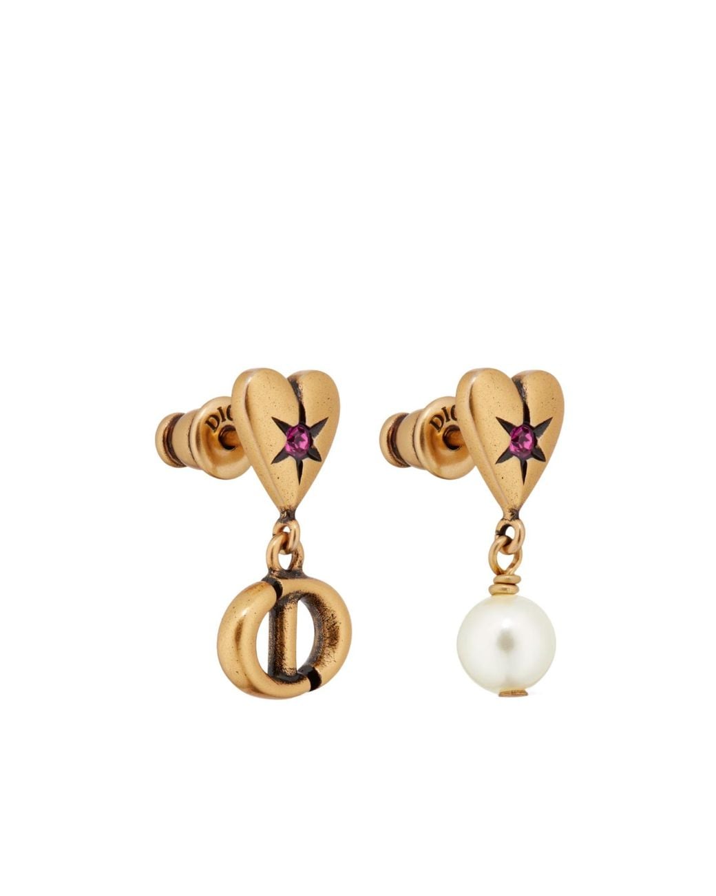 Dior Metallic Lucky Charms Earrings