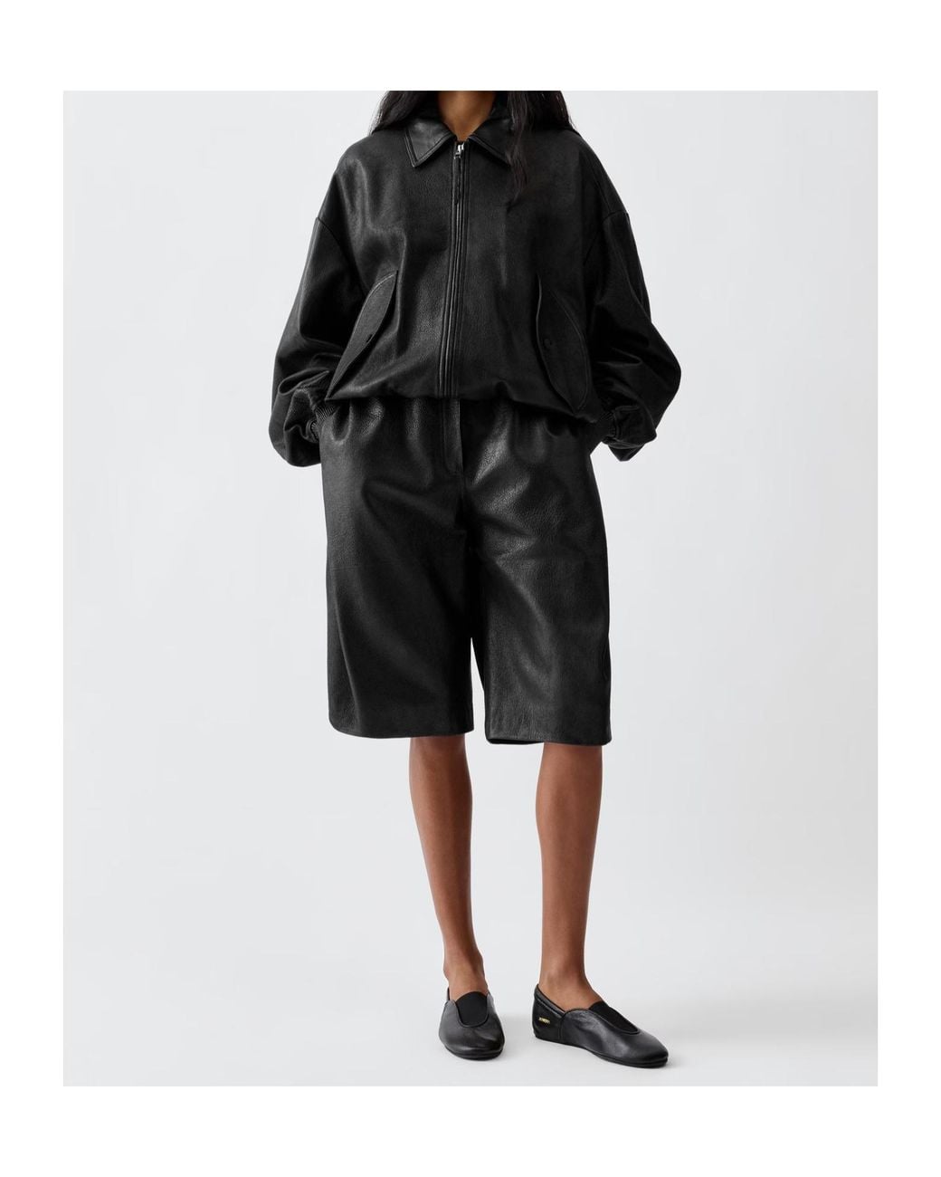 Jacquemus Black Collared Zip-Up Jacket