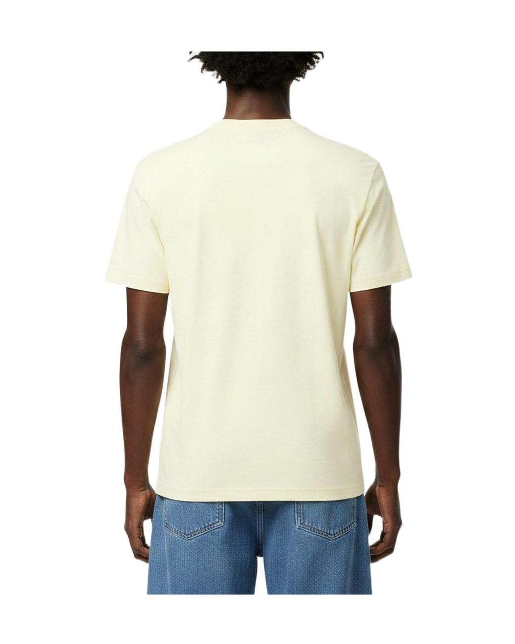 Boss White T-Shirt With Logo Design Stretch Cotton for men