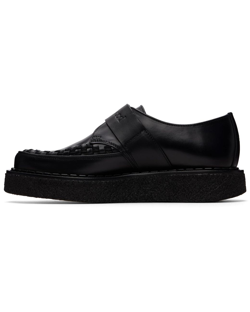Vivienne Westwood Black X George Cox Collaboration Monkwear Shoes for men