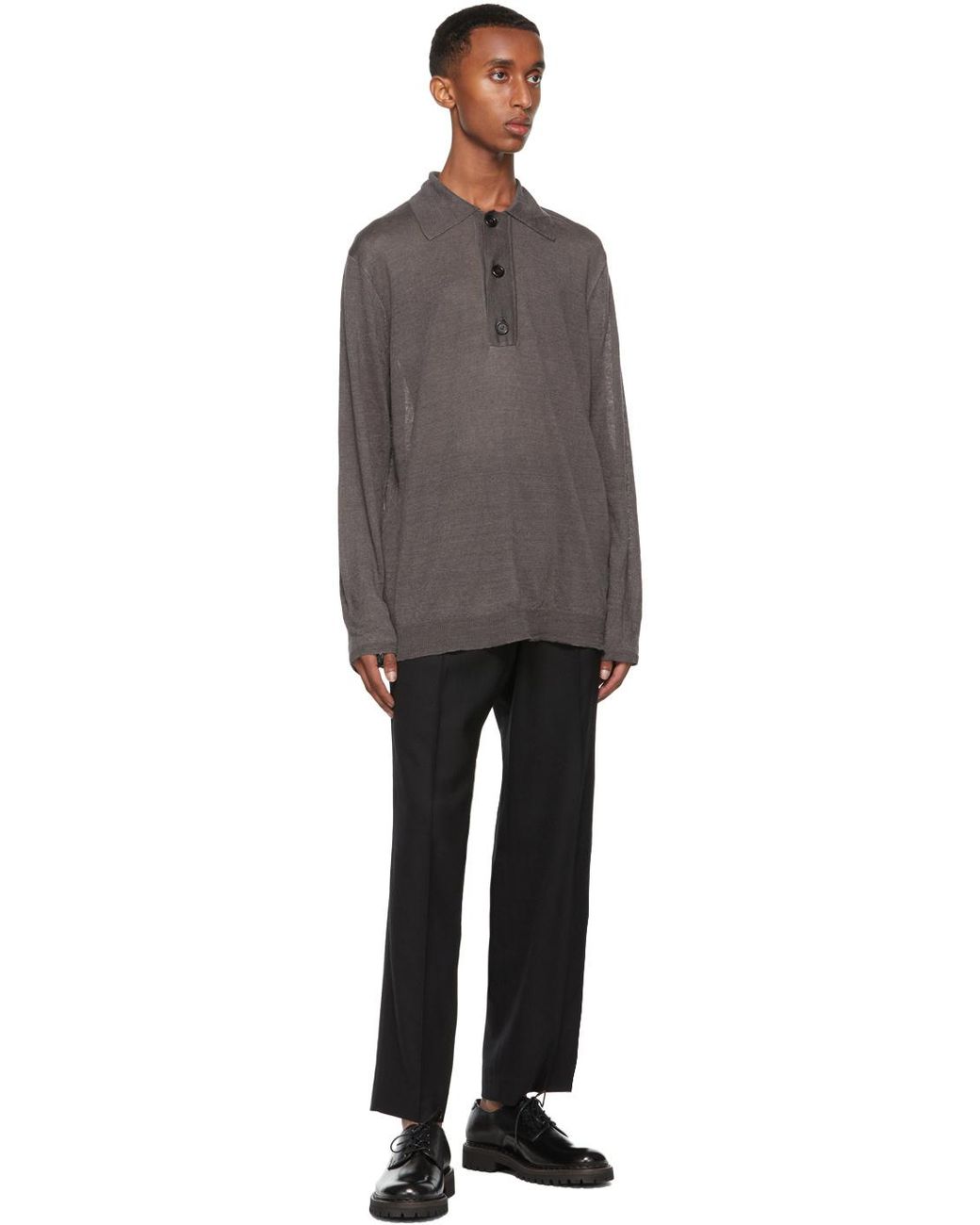 Our Legacy Black Pleated Pants for men