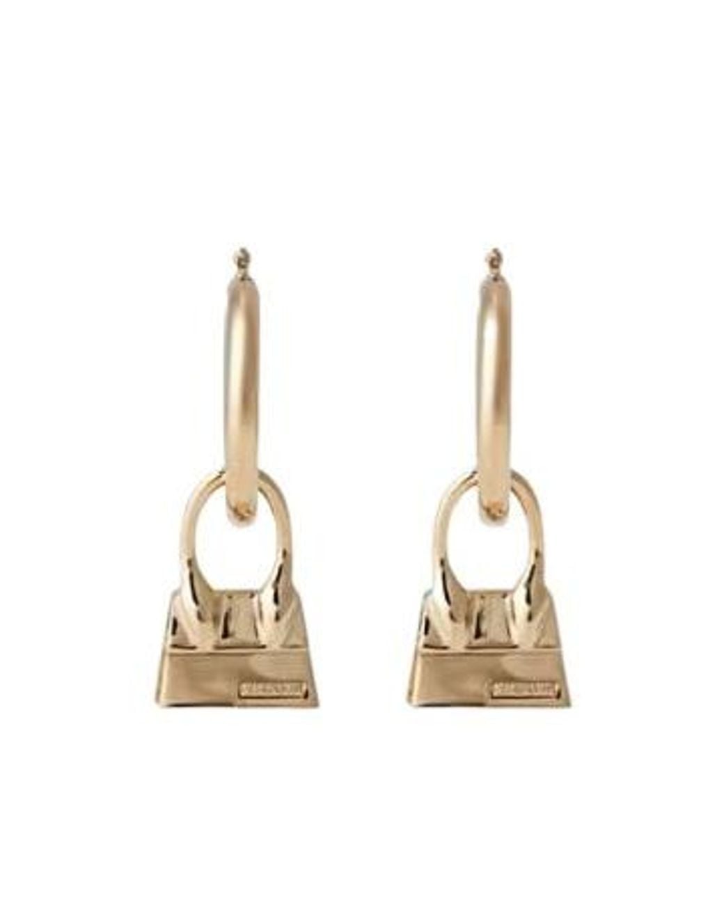 Jacquemus Metallic Hoop Earrings