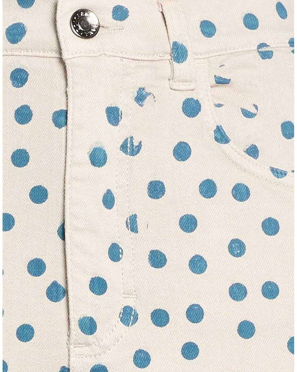 Dolce & Gabbana Natural Colorful Polka Dot Skinny Jeans