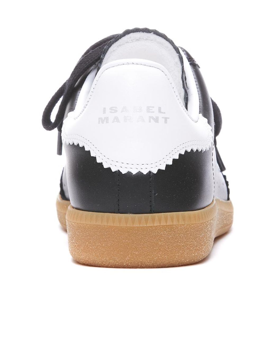 Isabel Marant Blue Round Toe Lace-Up Sneakers
