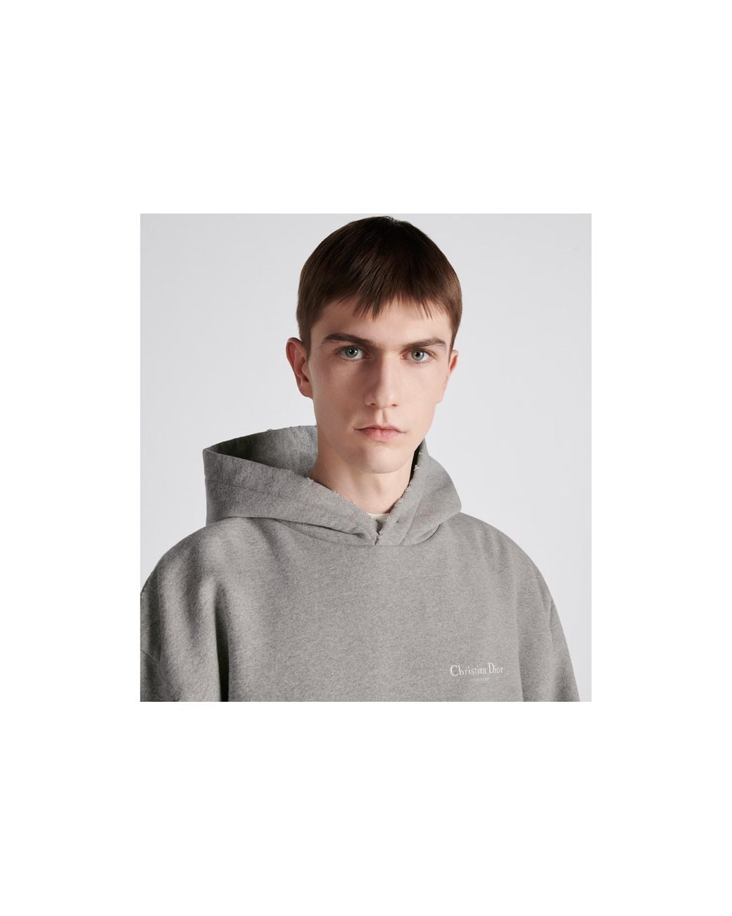 Christian Dior Couture グレー パーカー Dior Christian Couture Hooded Sweatshirt in Gray for Men | Lyst