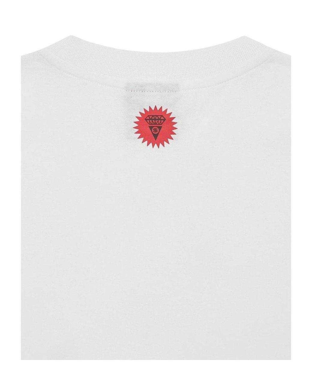 ICECREAM White Crew Neck Short-Sleeved T-Shirt for men