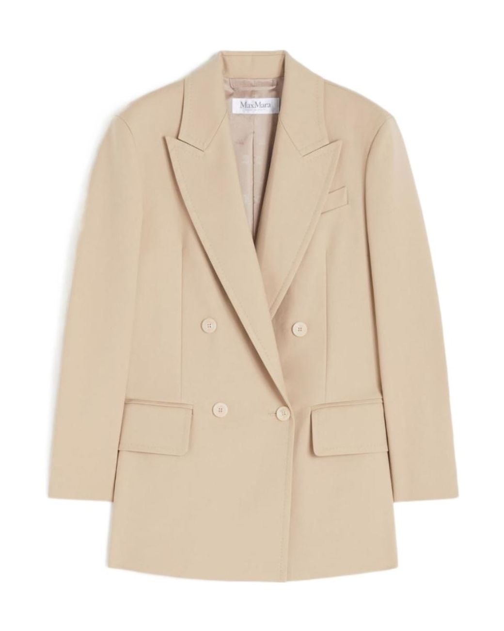 Max Mara Natural Olimpia Double-Breasted Blazer