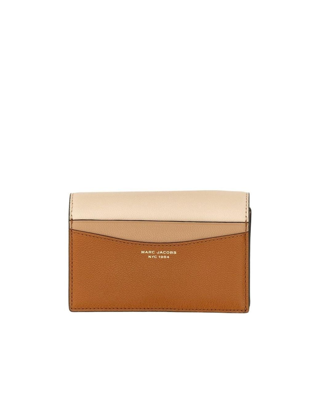 Marc Jacobs Brown The Small Bi-Fold Wallet