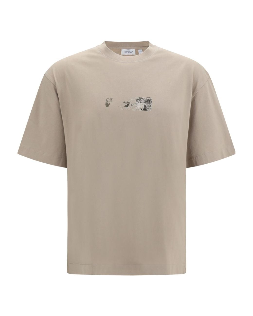 Off-White c/o Virgil Abloh White Spices Arrow Skate Print T-Shirt for men