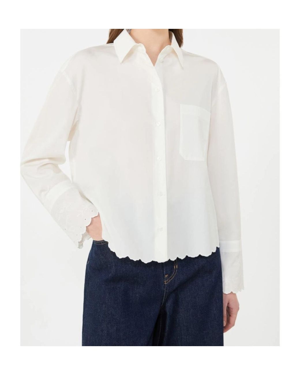 Weekend by Maxmara White Neutro Button-Up Shirt