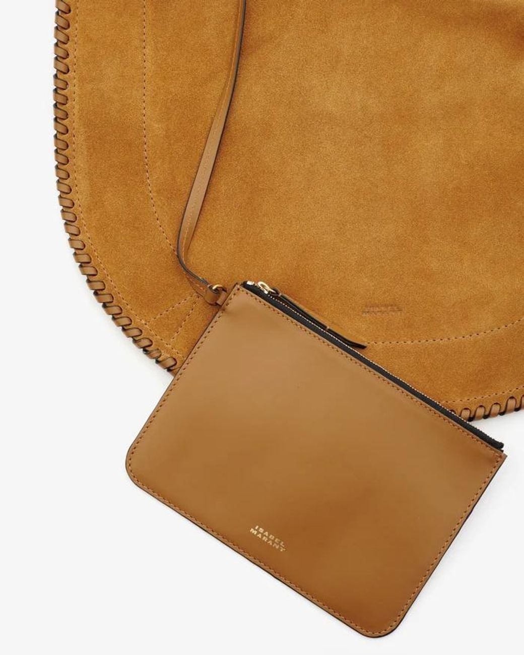 Isabel Marant Brown Oskan Hobo Soft Bag
