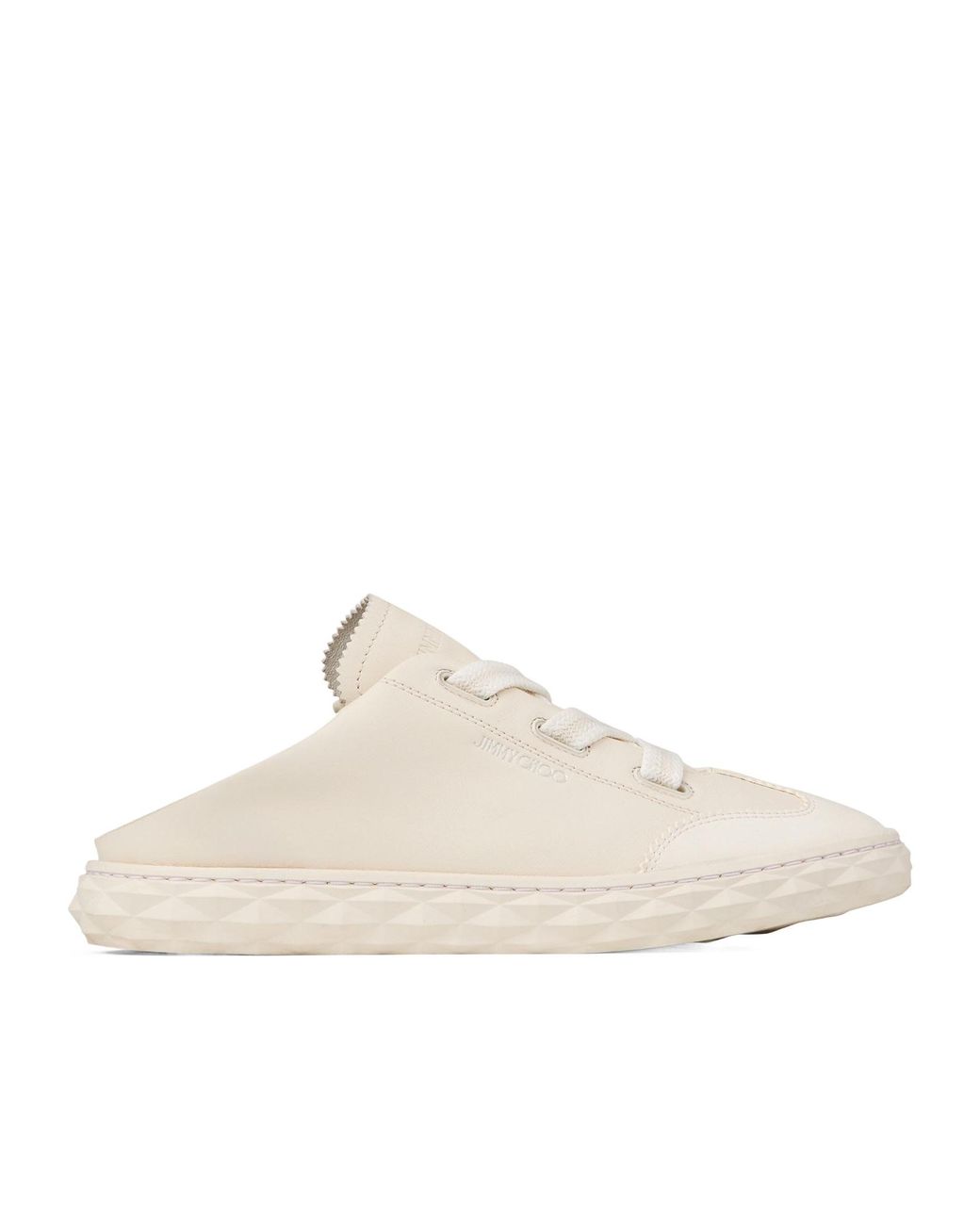 Jimmy Choo Natural Diamond Light Flex Leather Sneakers