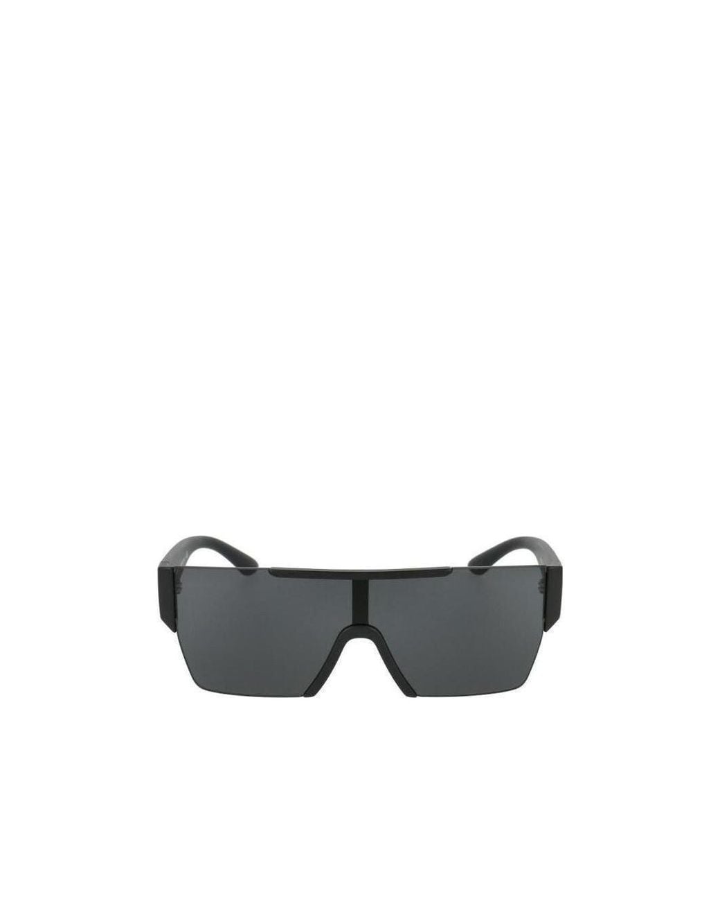 Burberry Gray Eyewear Shield Frame Sunglasses for men