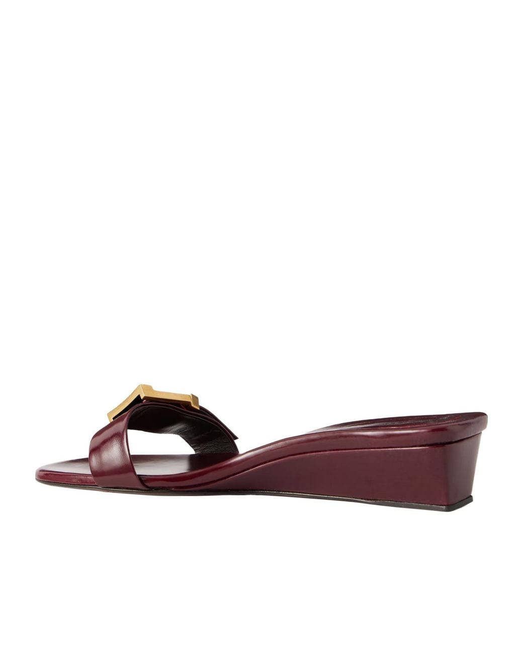 Khaite Brown Smooth Leather Sandals