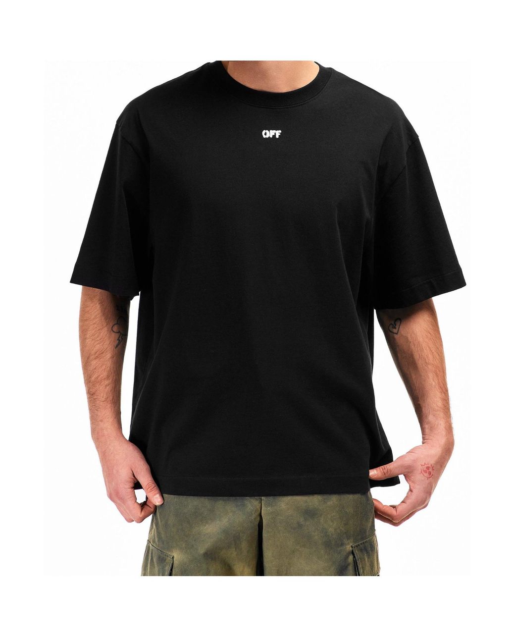 Off-White c/o Virgil Abloh Black Arrow Loose T-Shirt for men