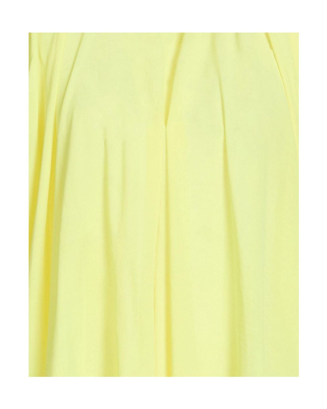 MM6 by Maison Margiela Yellow Plain Colour Top