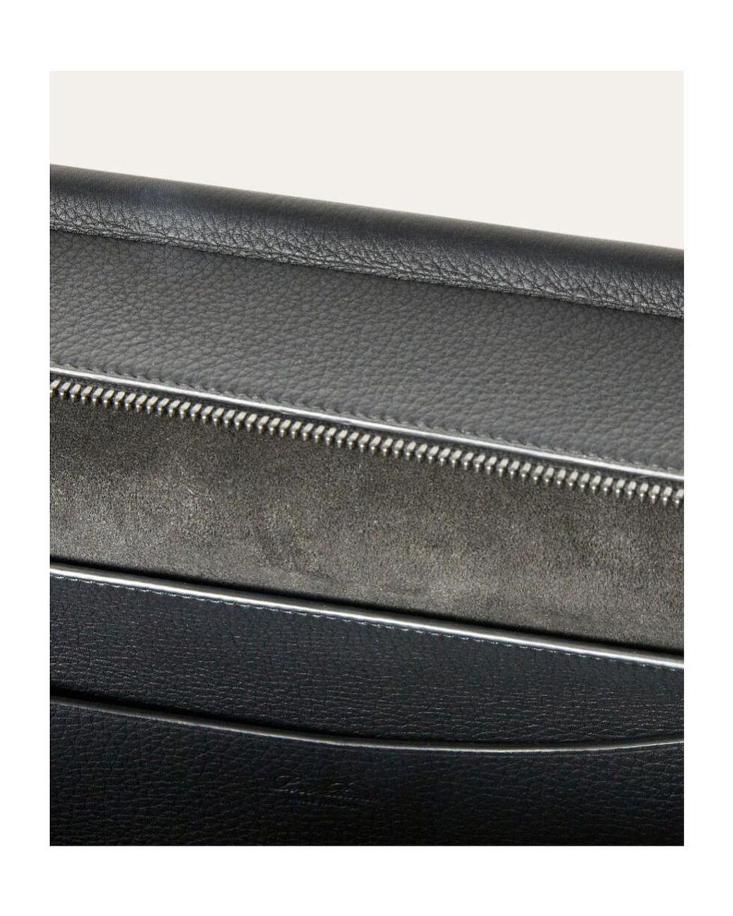 Loro Piana Black Loom Weekender Bag L42 for men