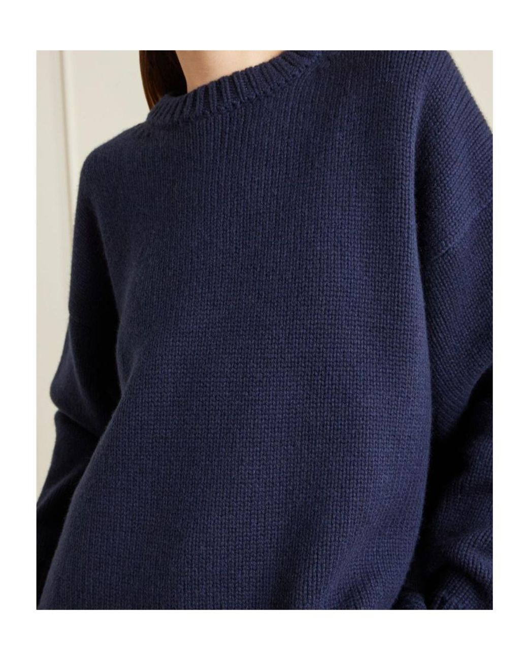 The Row Blue Crew Neck Sweater