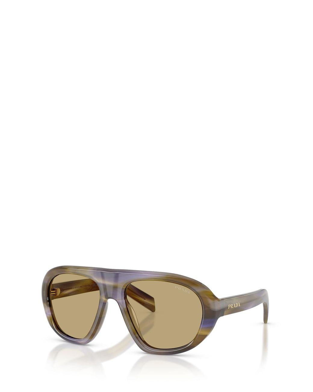 Prada Multicolor Eyewear Oversized Pilot Sunglasses
