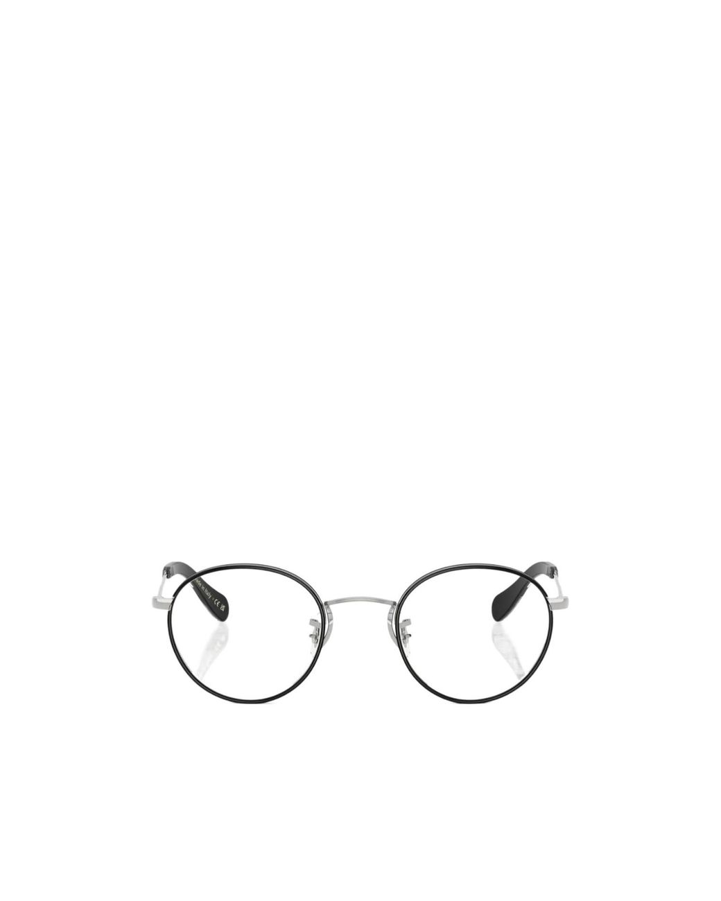 Oliver Peoples Metallic Round-Frame Glasses for men
