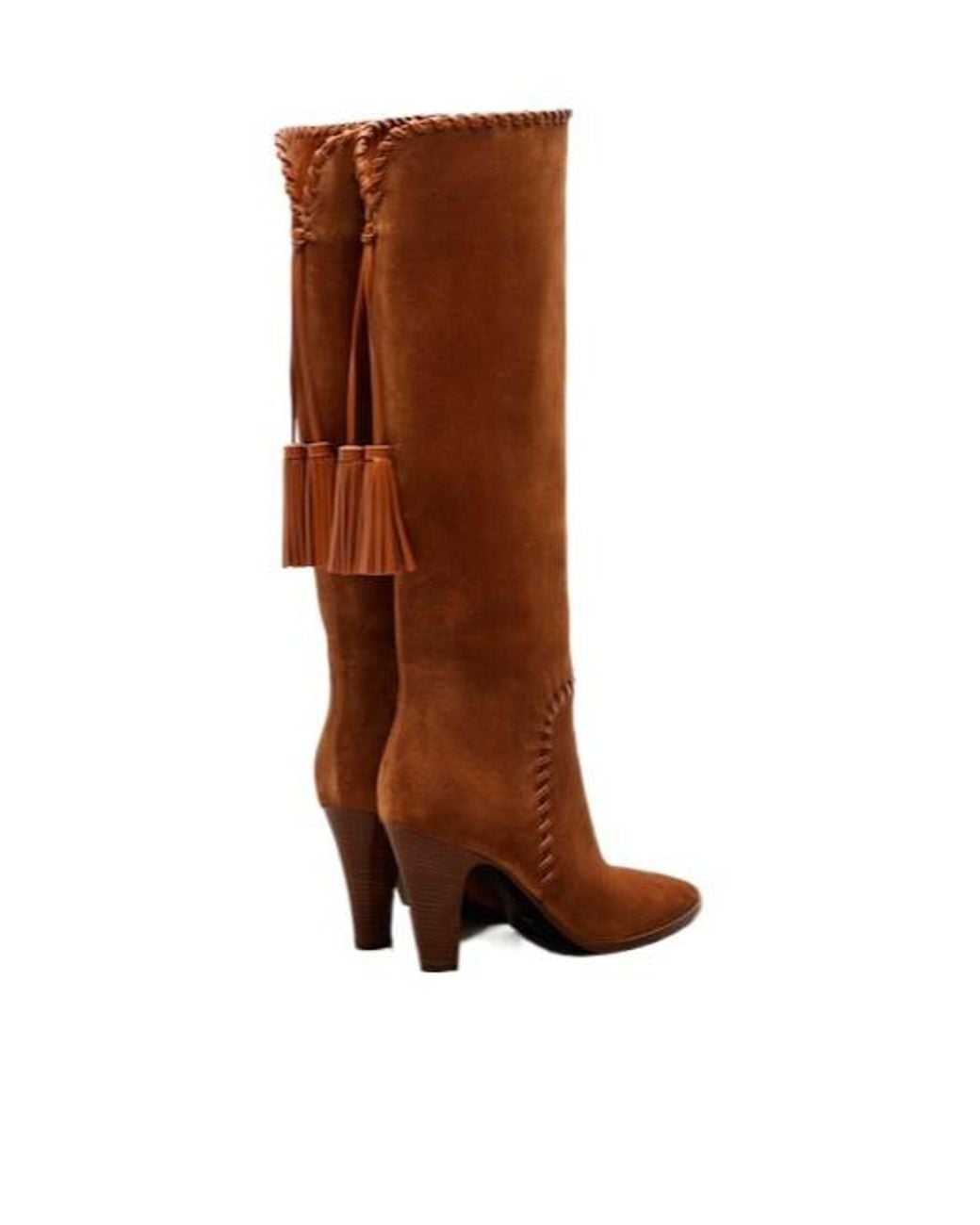 Gianvito Rossi Brown Stable Heel Long Boots