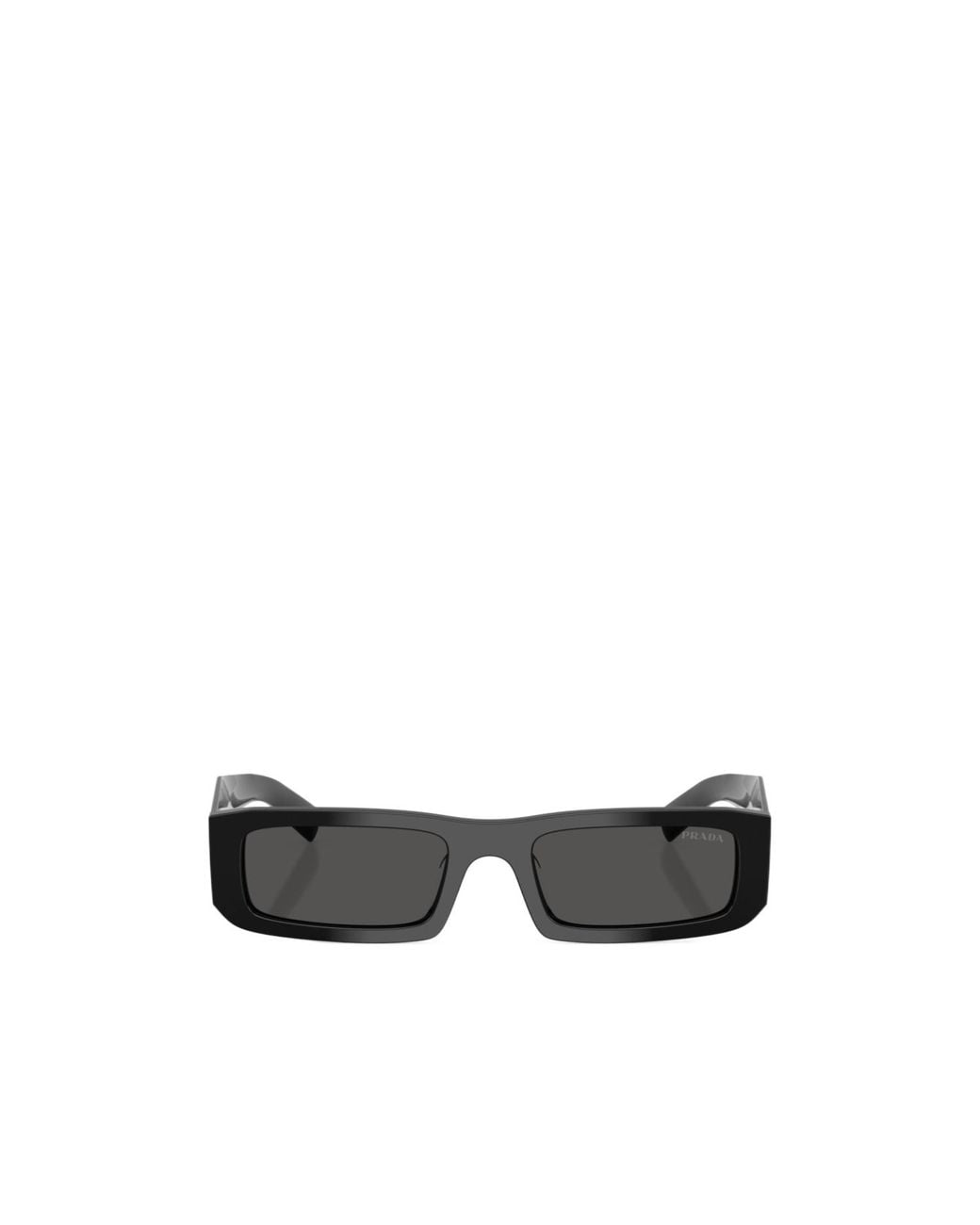 Prada White Eyewear Rectangle Frame Sunglasses for men