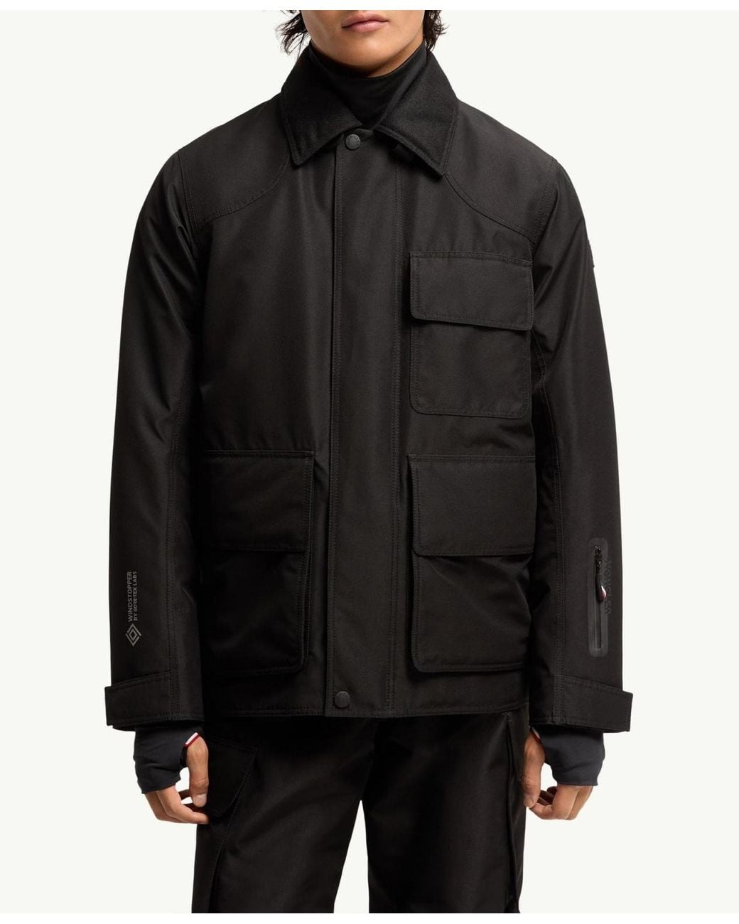 Moncler Black Andes Hooded Insulated Ski Jacket for men