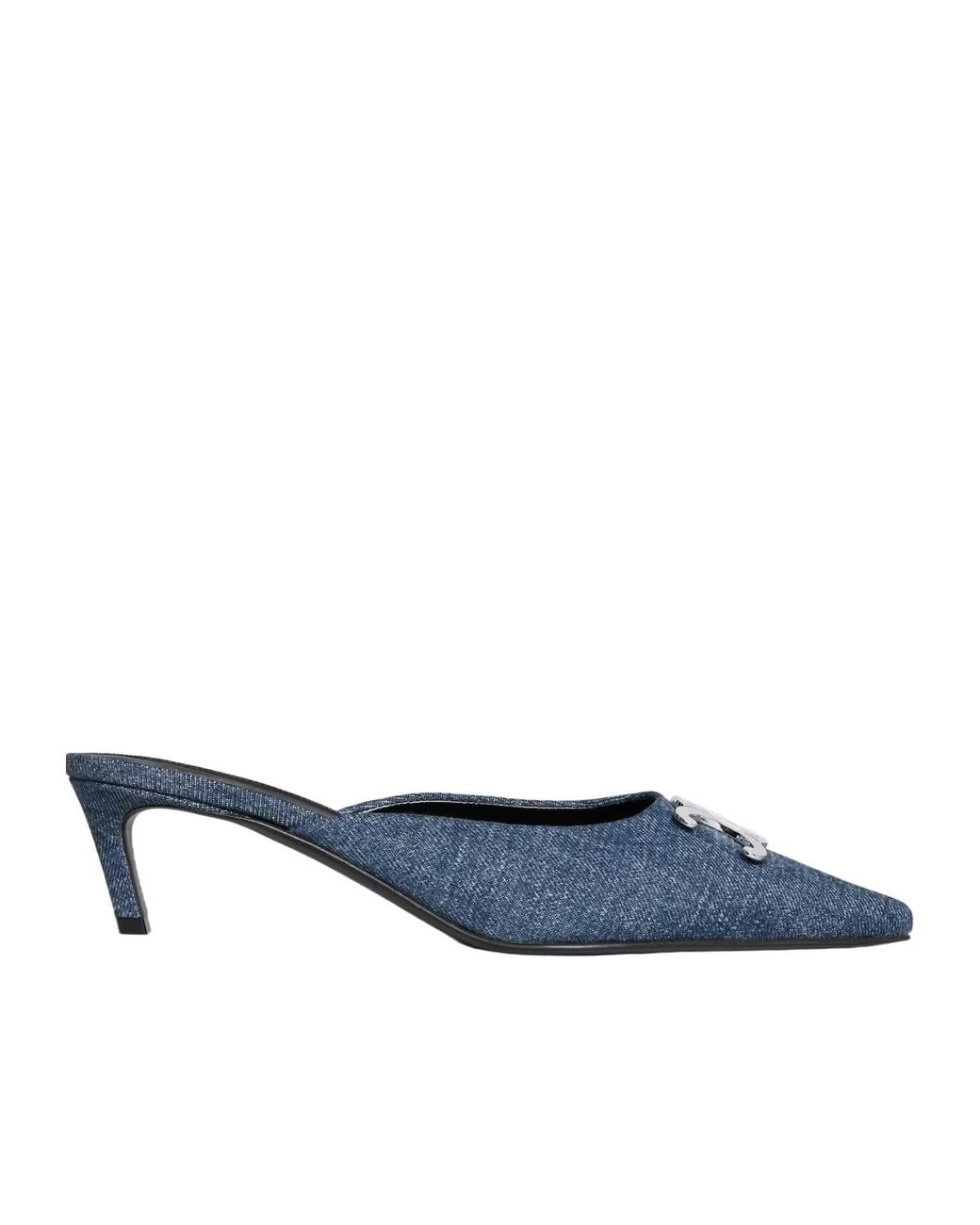 Céline Blue Alma Triomphe Mule