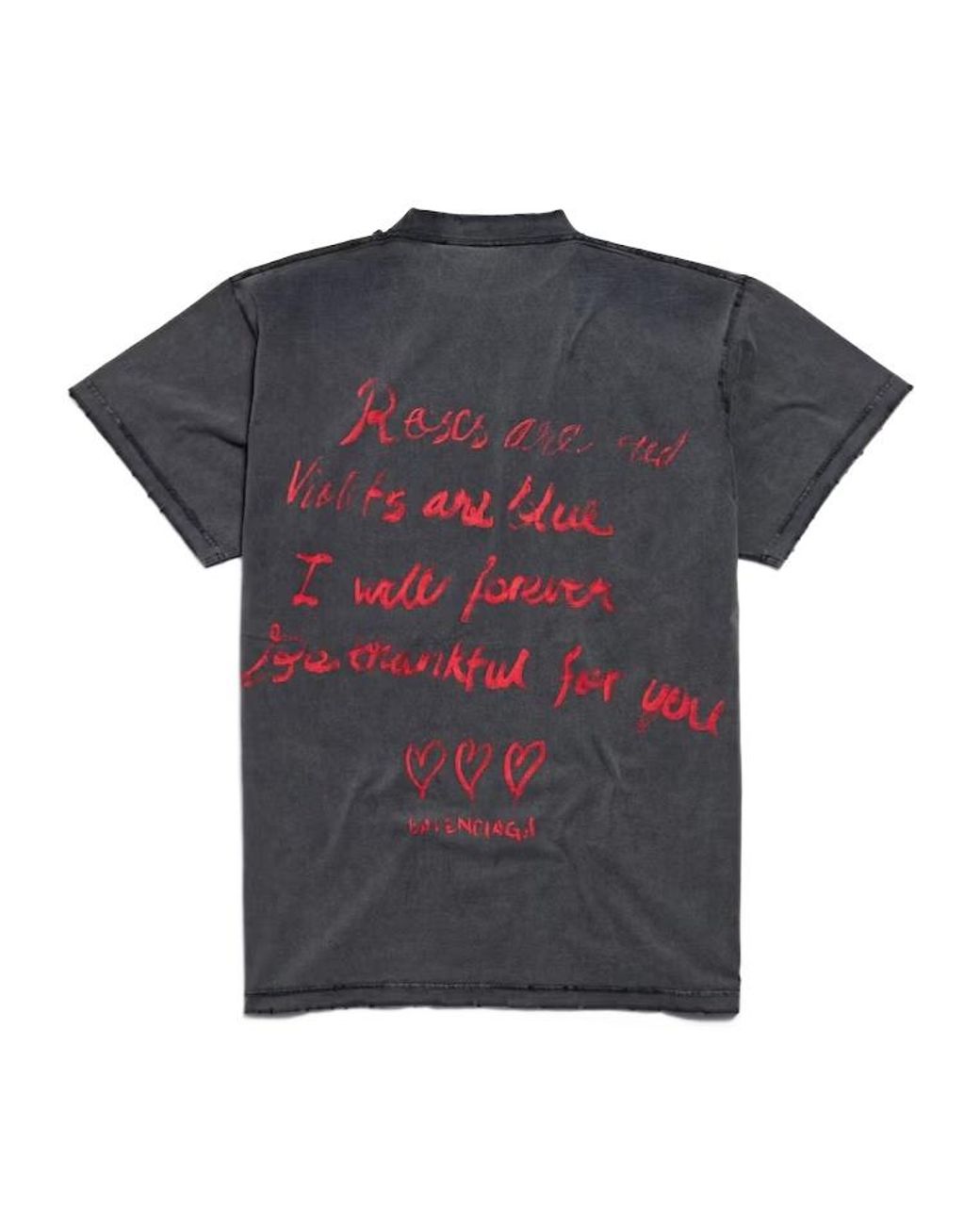 【BALENCIAGA】Lipstick Valentines Tシャツ スモールフィット BALENCIAGA】Lipstick Valentines Tシャツ スモールフィット