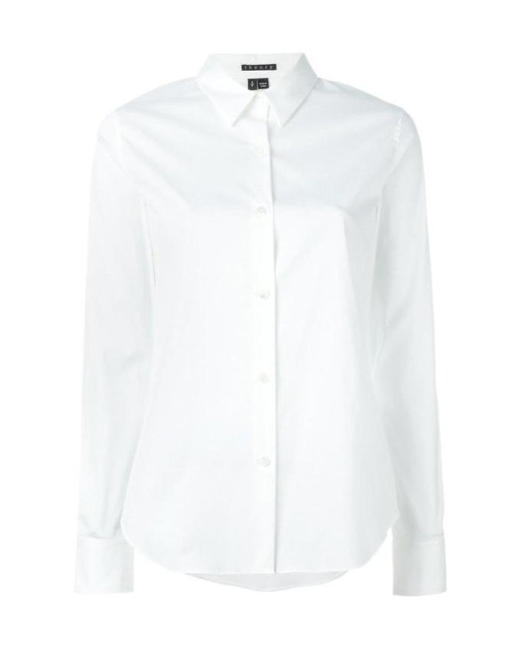 Theory White Classic Shirt